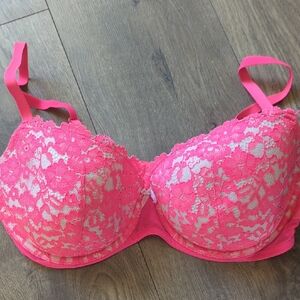 Pink Lace Bra 38D NWOT